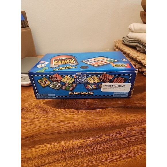 Lot 12-Mini Magnetic Travel Games-Ludo-Snake-Ladders-Chess-Checkers-Toy Network - Picture 1 of 5